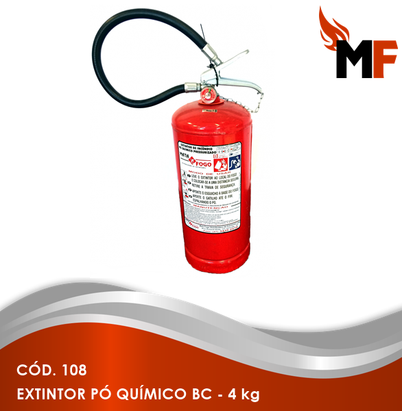 *Extintor Pó Químico BC - 4 kg