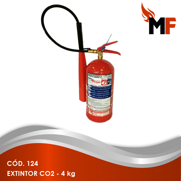 *Extintor CO2 - 4 kg