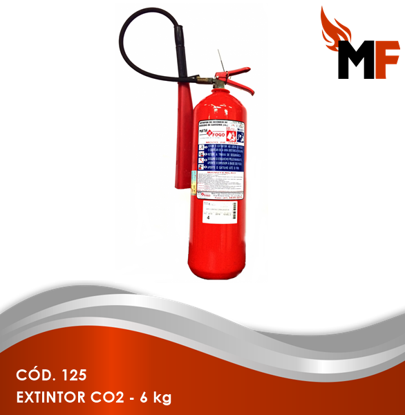 *Extintor CO2 - 6 kg