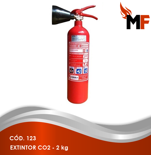 *Extintor CO2 - 2 kg