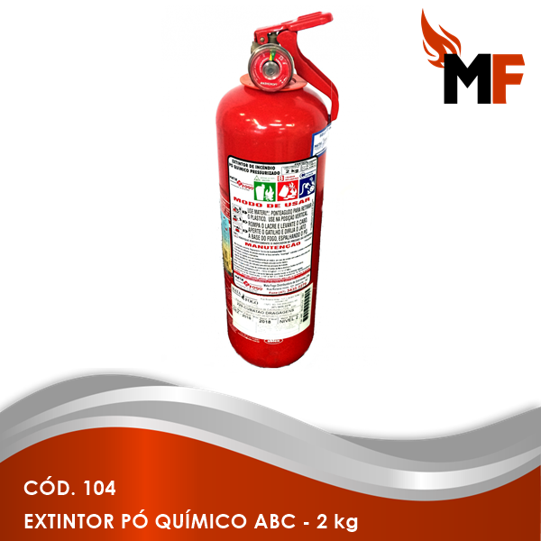 *Extintor Pó Químico ABC - 2 kg