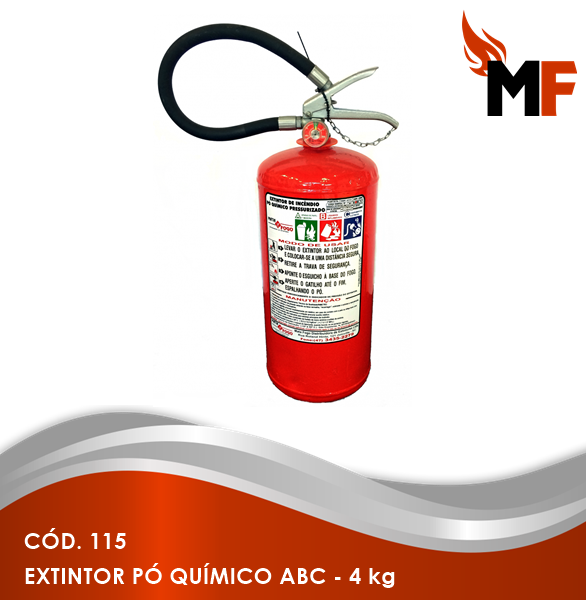 *Extintor Pó Químico ABC - 4 kg